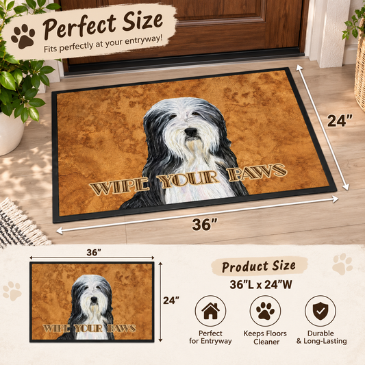 Collie Paw Doormat