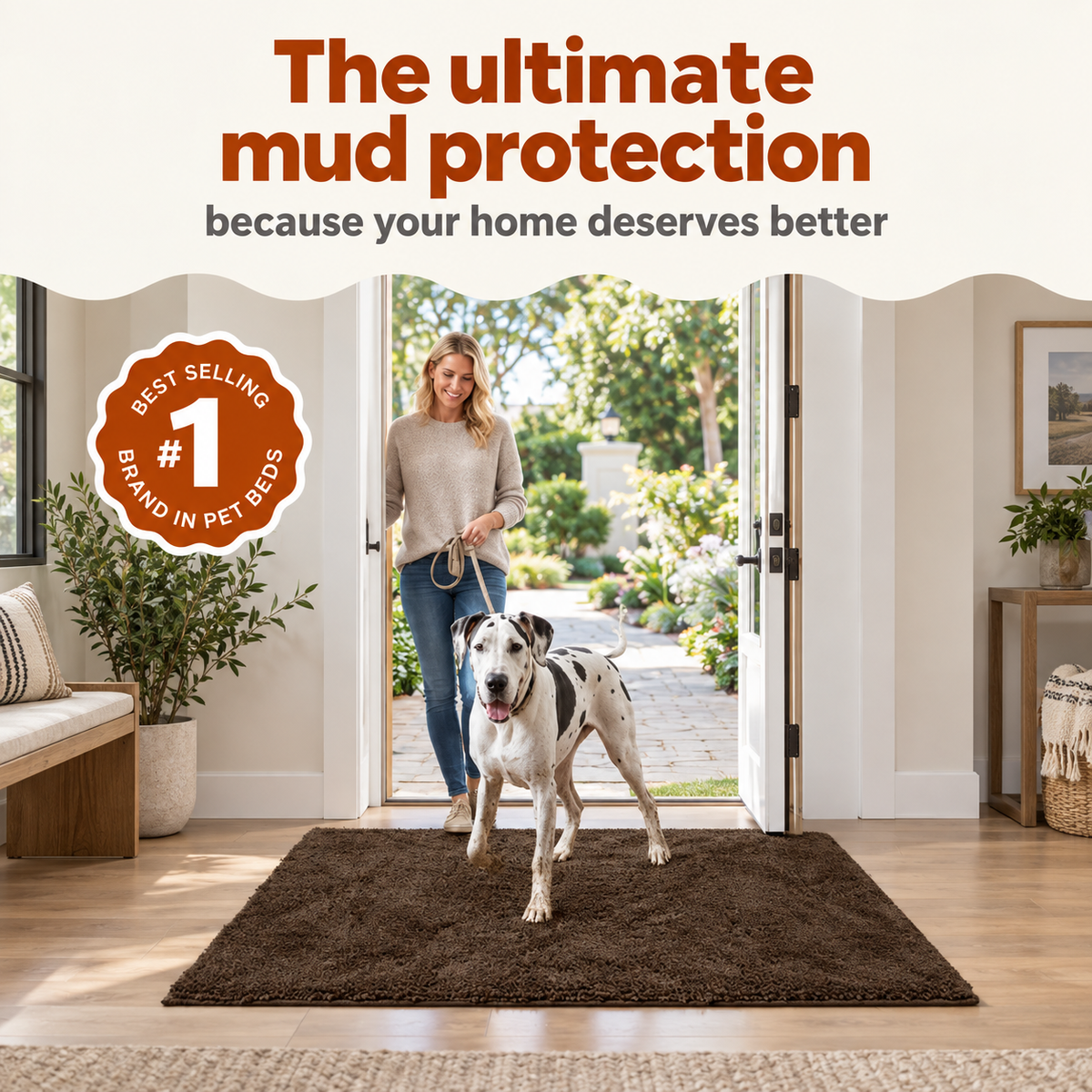 Muddy Paws Door Mat