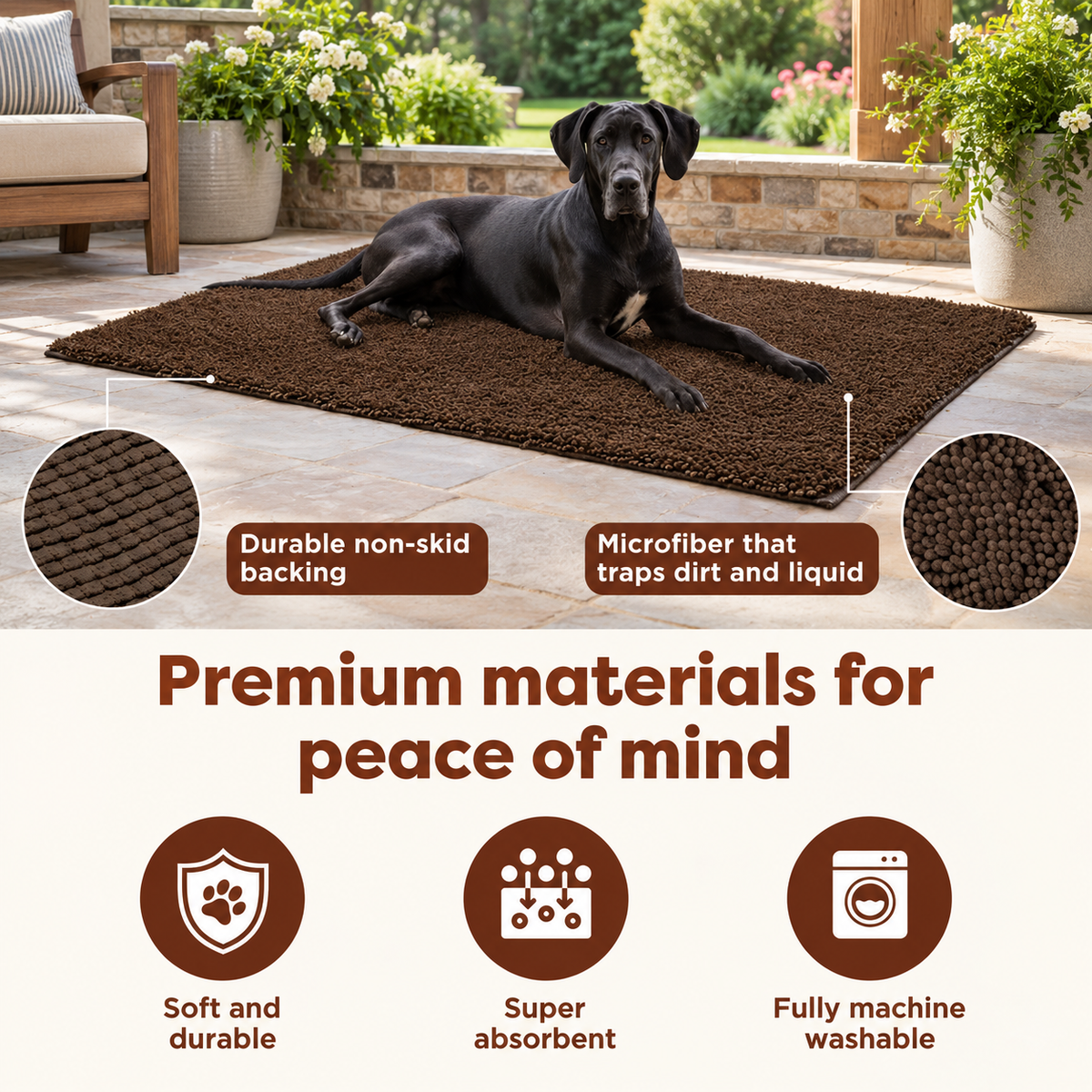 Muddy Paws Door Mat