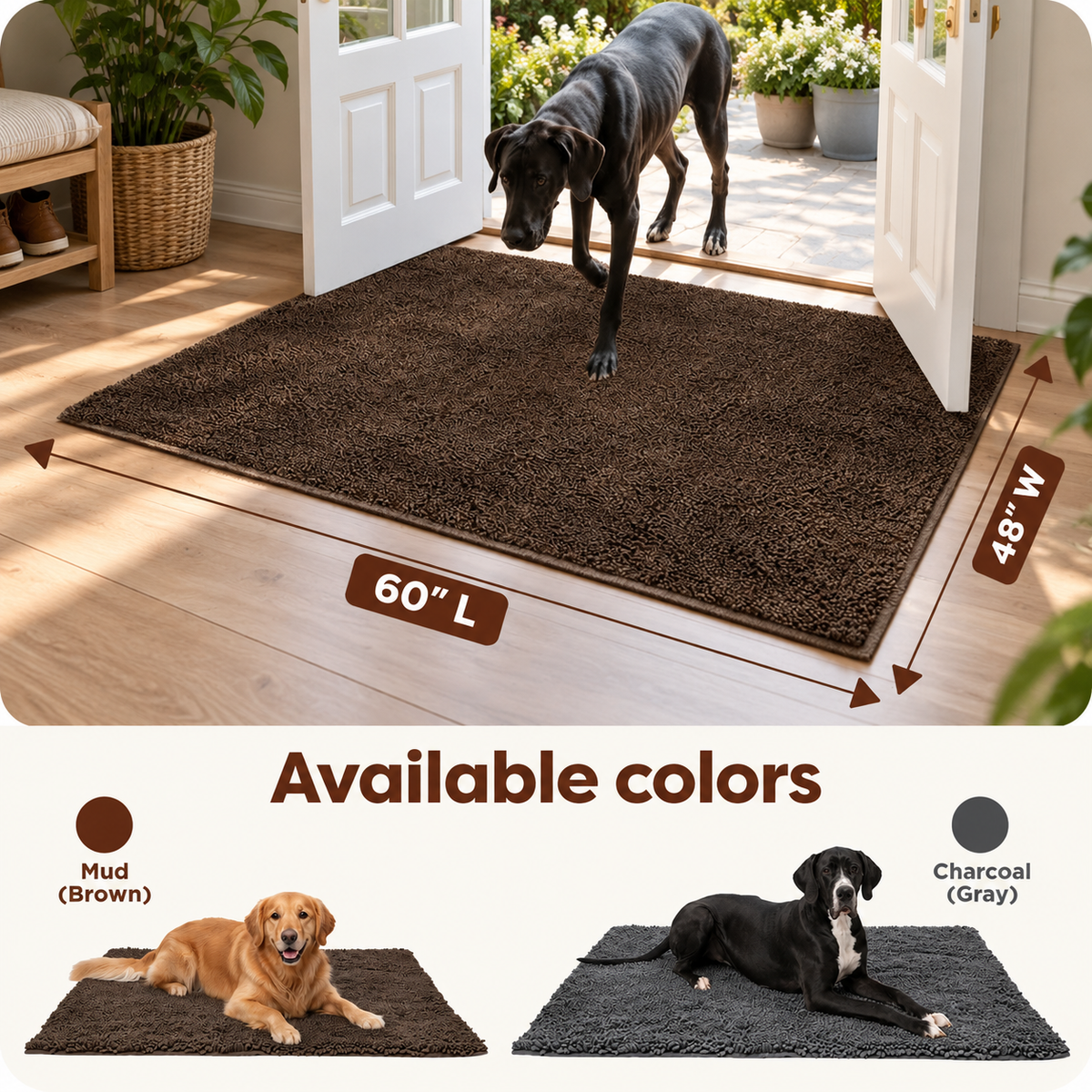 Muddy Paws Door Mat