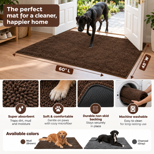 Muddy Paws Door Mat