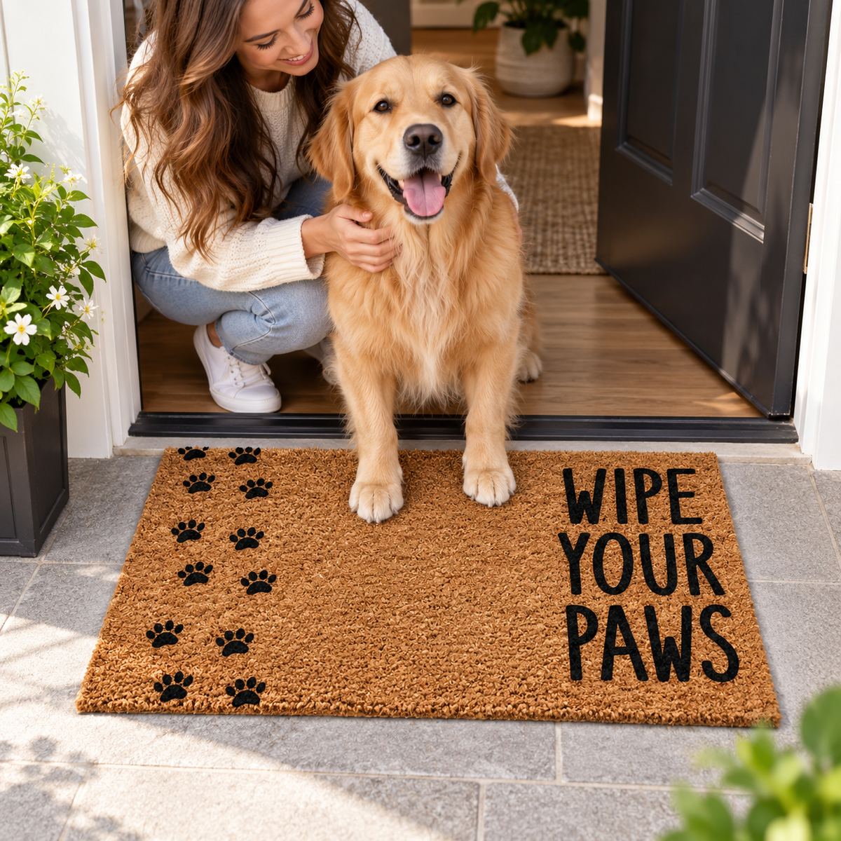 Wipe Your Paws Doormat