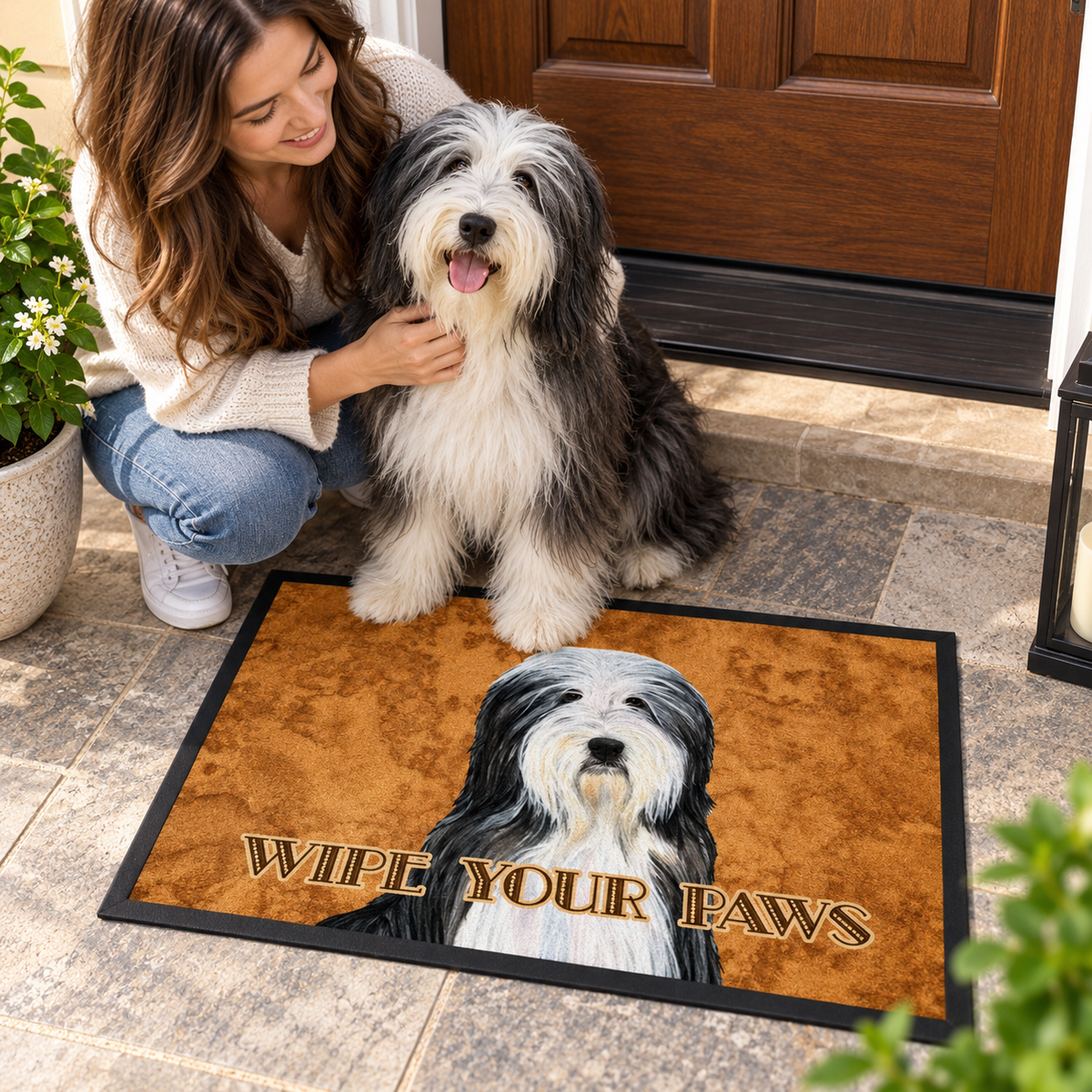 Collie Paw Doormat